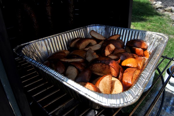 Smoked Apples in a Weston Smoker